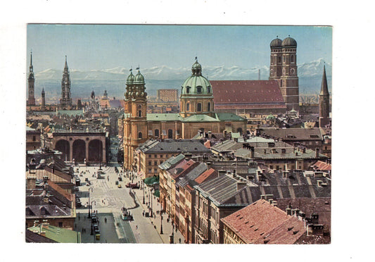 Ansichtskarte München / Blick von der Ludwigskirche / I1-67