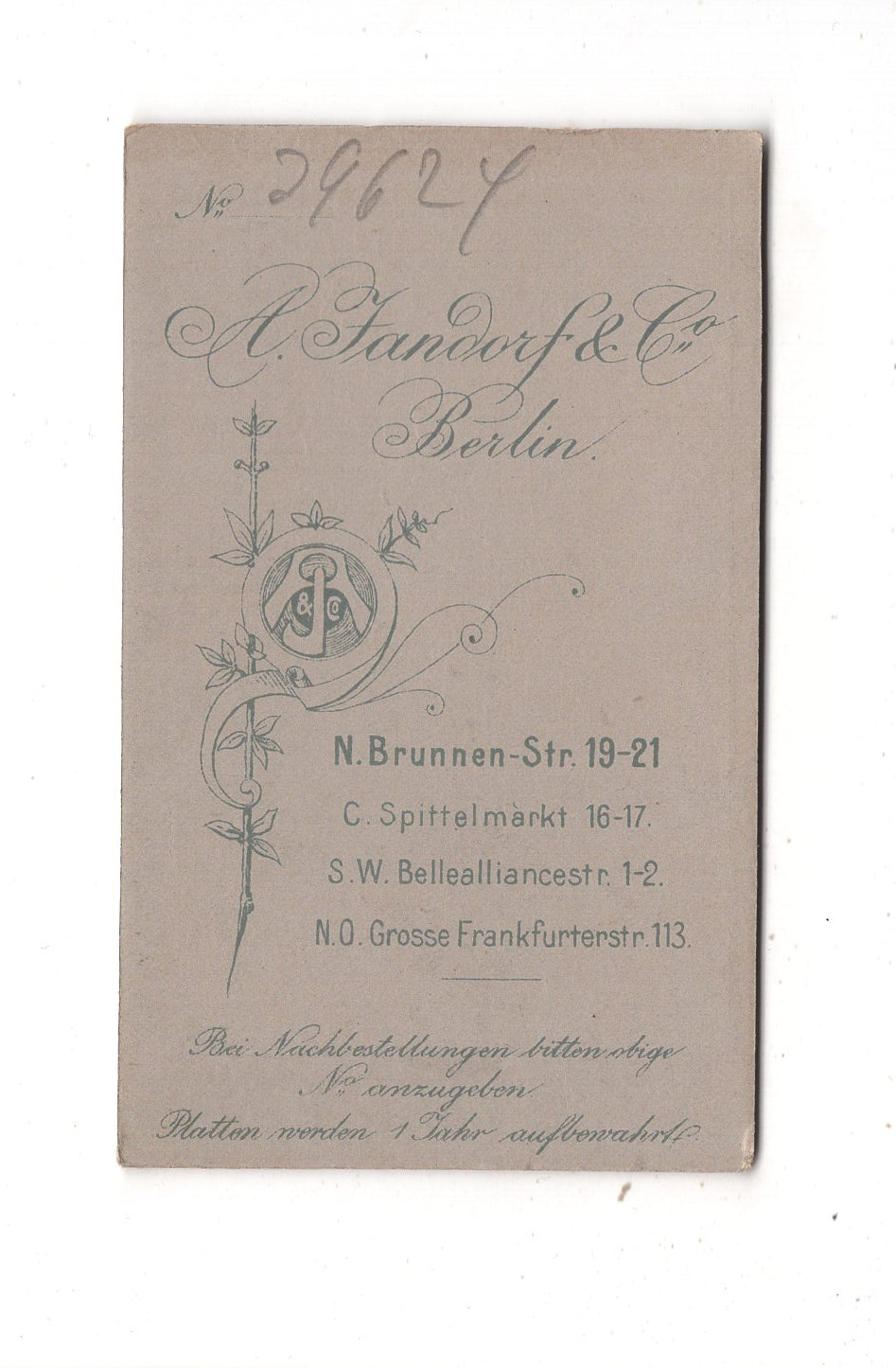 Fotografie Feiner Junge - Berlin 1890er / CDV M1-26