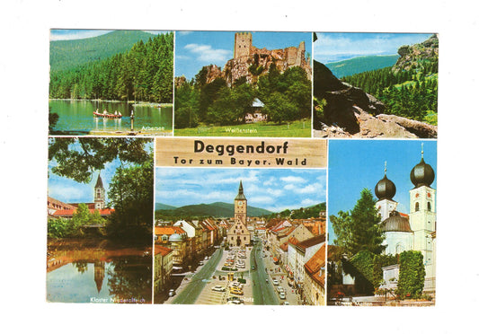 Ansichtskarte Deggendorf an der Donau / Bayerischer Wald