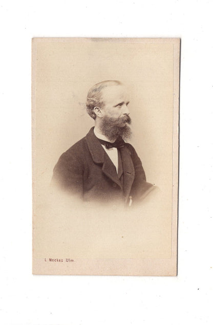 Fotografie Herrenportrait - Ulm 1860er / CDV C1-21