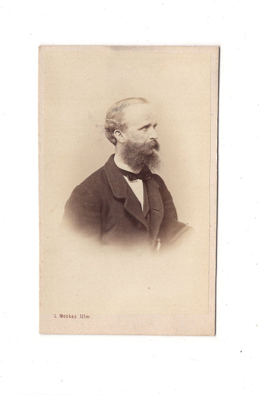 Fotografie Herrenportrait - Ulm 1860er / CDV C1-21
