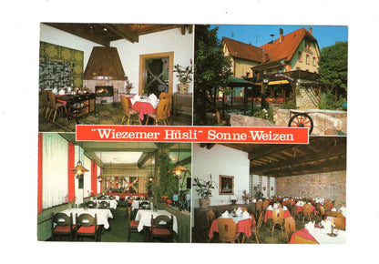 Ansichtskarte Wiezemer Hüsli / Hotel Restaurant Sonne / Stühlingen-Weizen