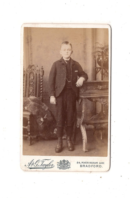 Fotografie Feiner Junge - Bradford 1880er