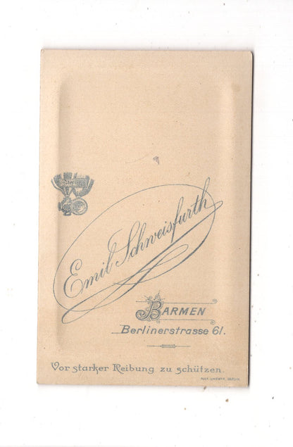 Fotografie Feine Dame - Barmen 1880er