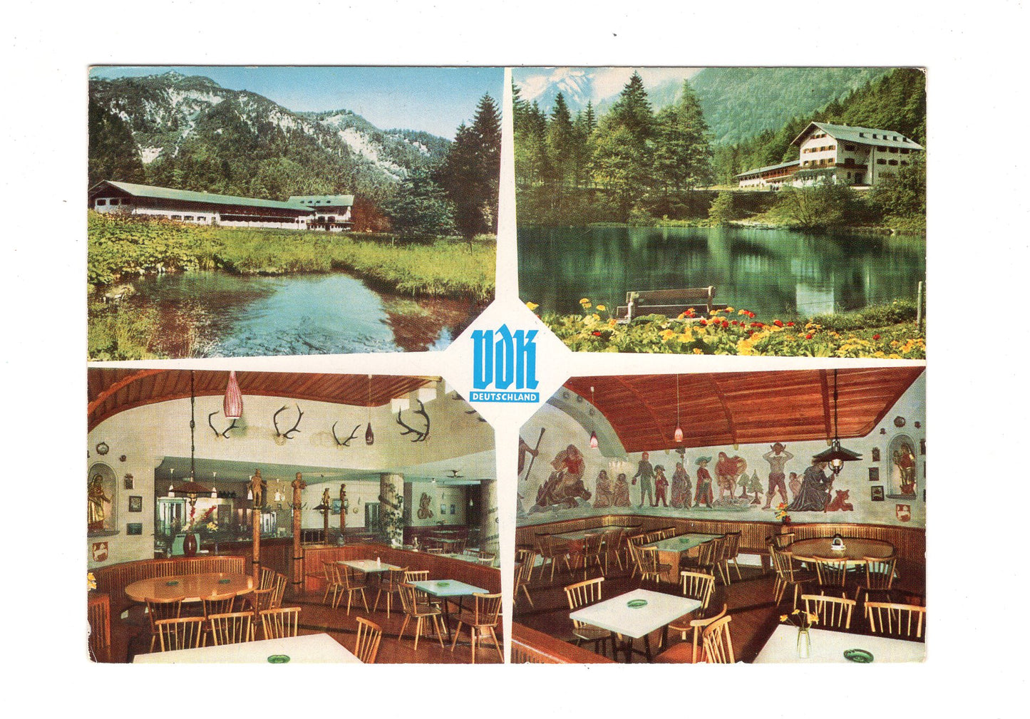 Ansichtskarte Franz-Fackler Erholungsheim am Christlessee / Oberstdorf / H1-54