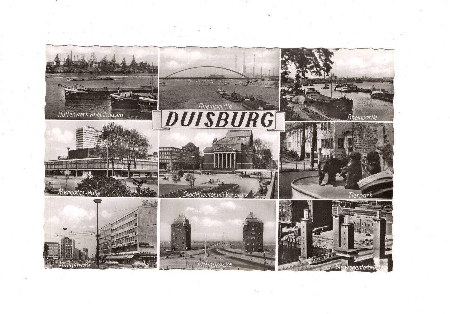 Ansichtskarte Duisburg / Hüttenwerk Rheinhausen +++ / M1-63