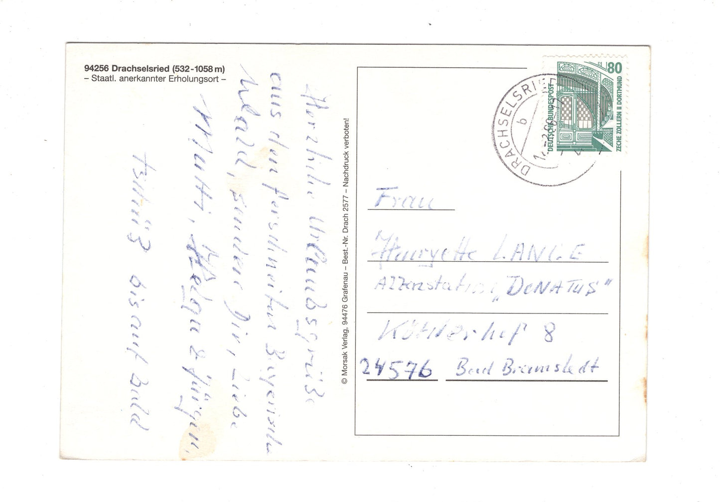 Ansichtskarte Drachselsried / Bayerischer Wald / I1-51