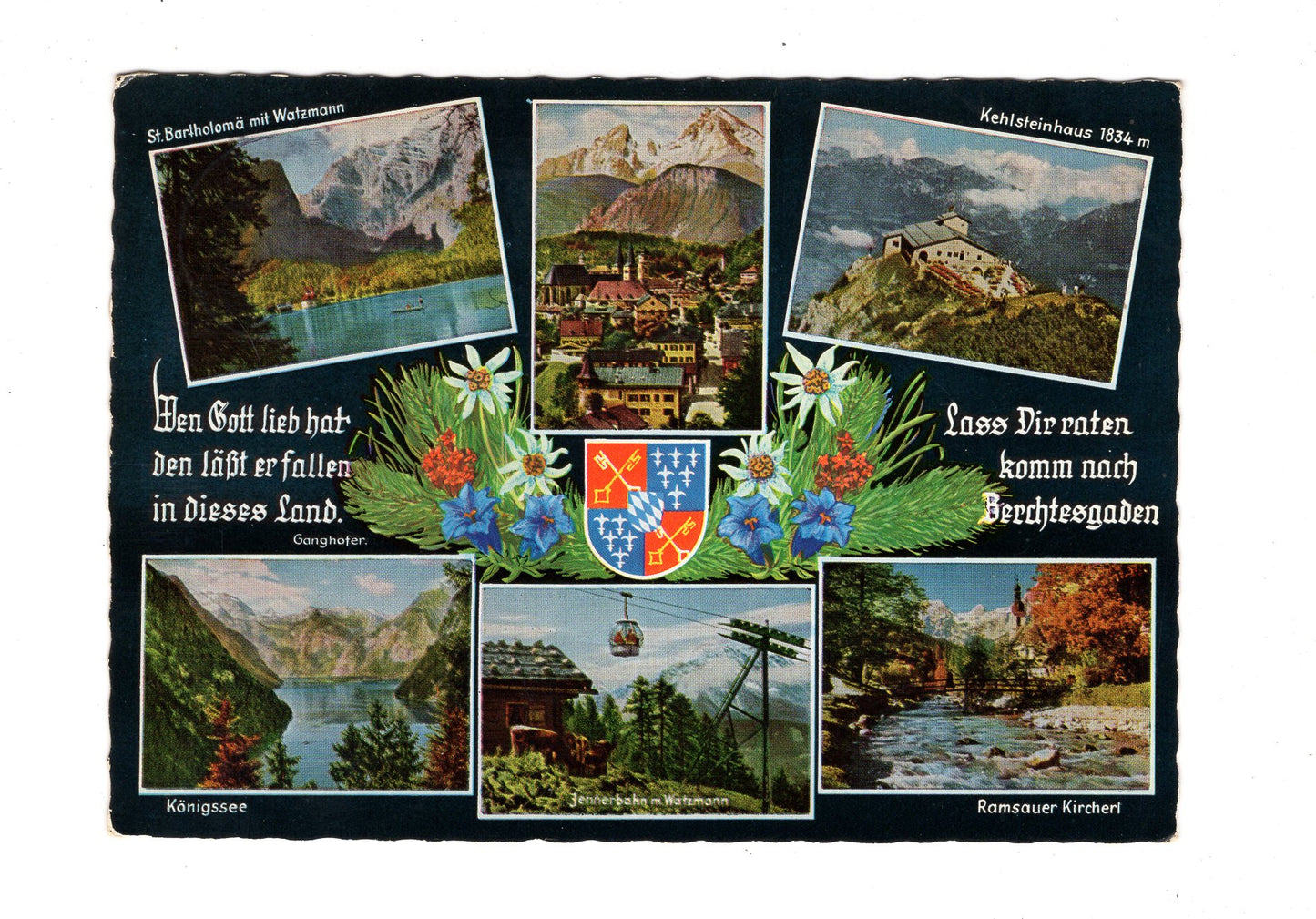 Ansichtskarte Berchtesgaden / Ramsauer Kircherl +++
