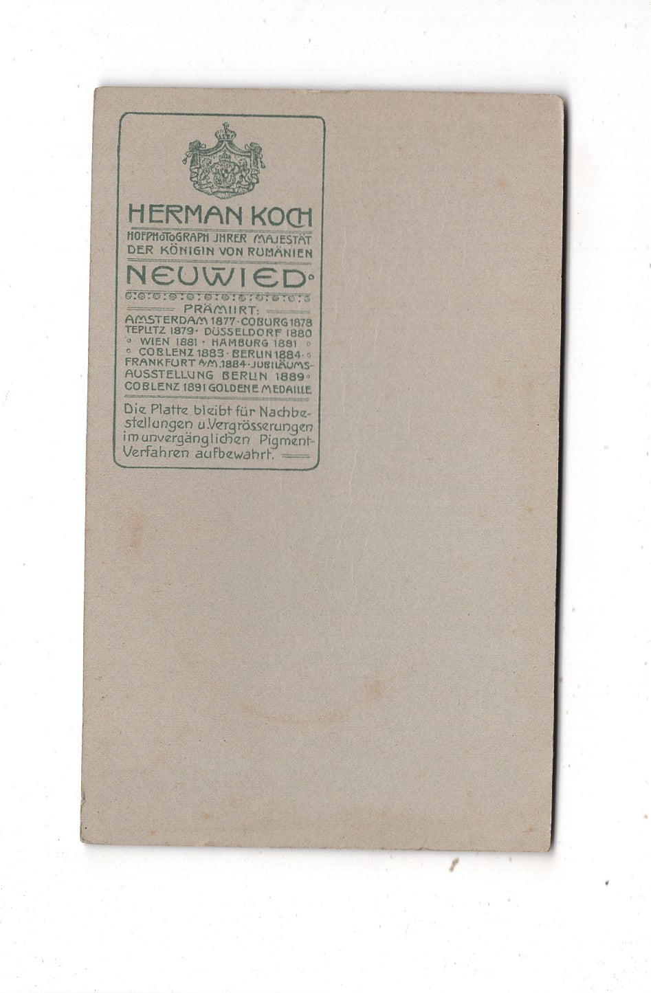 Fotografie Schönes Kinderbild / Baby - Neuwied 1900er / CDV N1-09