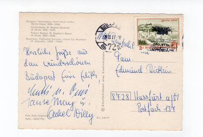 Ansichtskarte Budapest / Fischerbastei / Ungarn