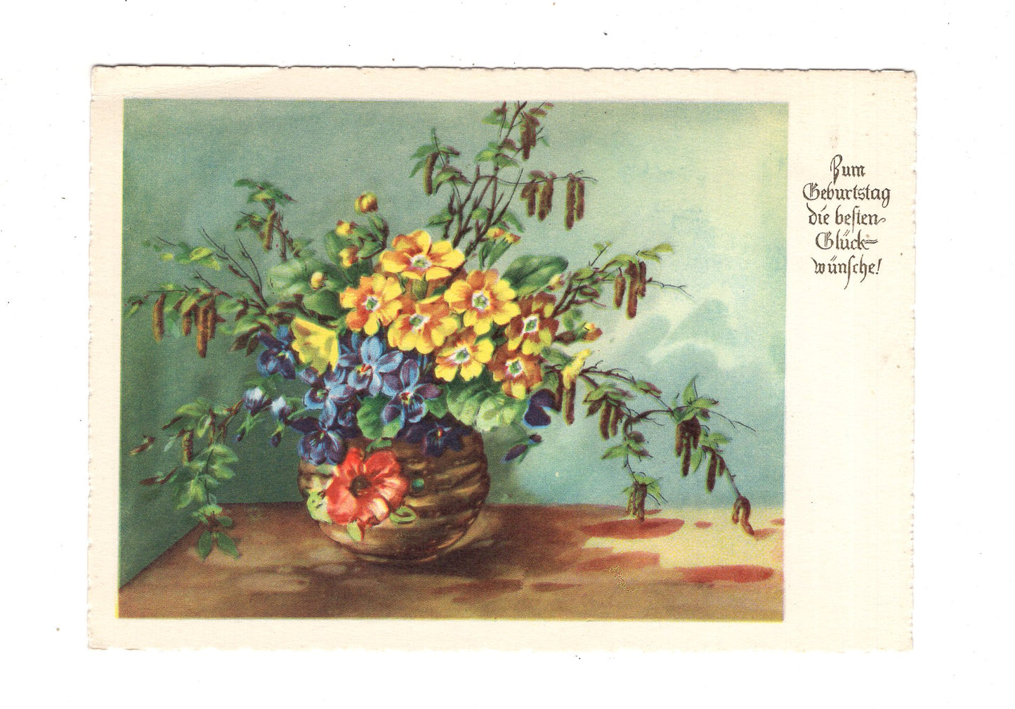 Ansichtskarte Glückwünsche / Glückwunsch zum Geburtstag / L1-56