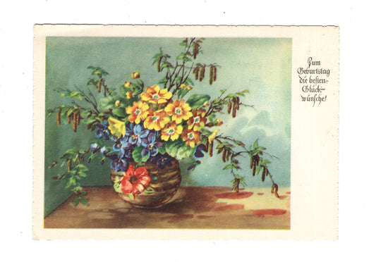 Ansichtskarte Glückwünsche / Glückwunsch zum Geburtstag / L1-56