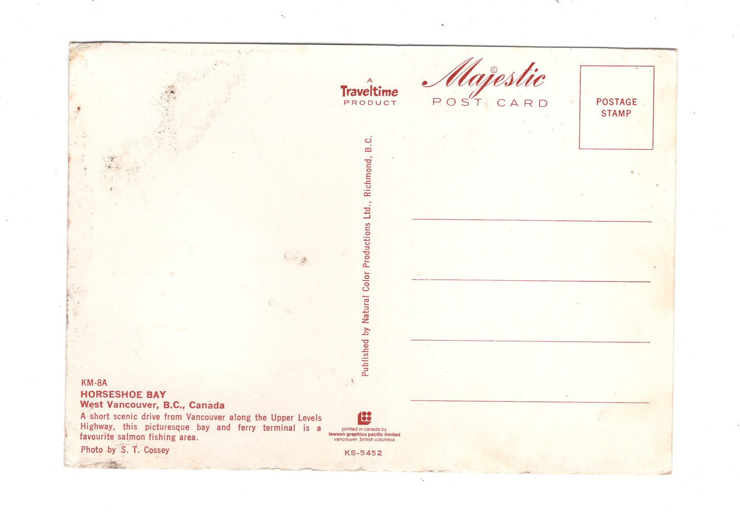 Ansichtskarte Horseshoe Bay / Vancouver / British Columbia / Kanada