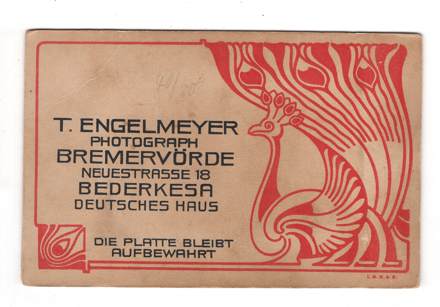 Fotografie Schönes Familienbild - Bremervörde & Bederkesa 1900er / CAB U-19