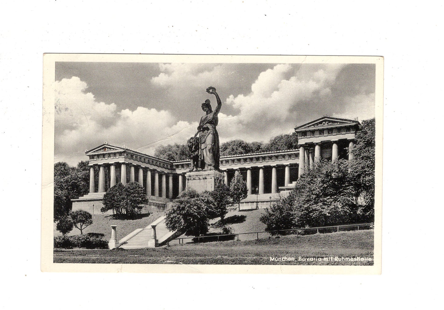 Ansichtskarte München / Bavaria mit Ruhmeshalle / I1-67