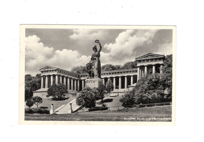 Ansichtskarte München / Bavaria mit Ruhmeshalle / I1-67