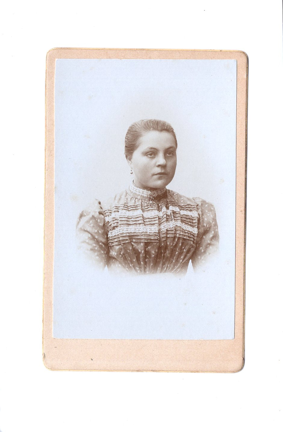 Fotografie Damenportrait - unbekannter Ort 1890er