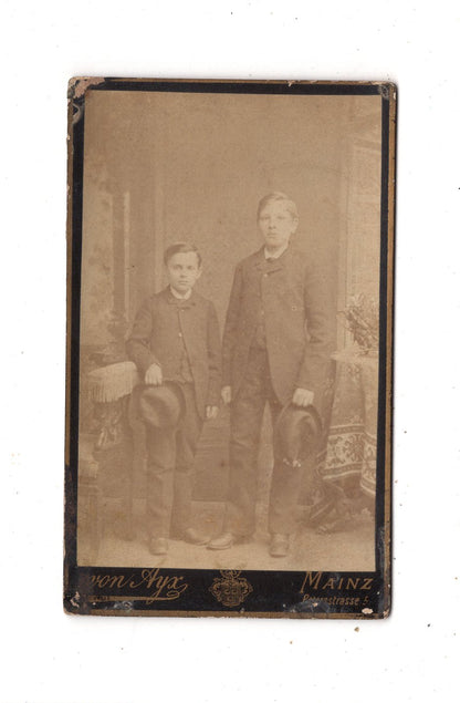 Fotografie Feine Jungen - Mainz 1880er