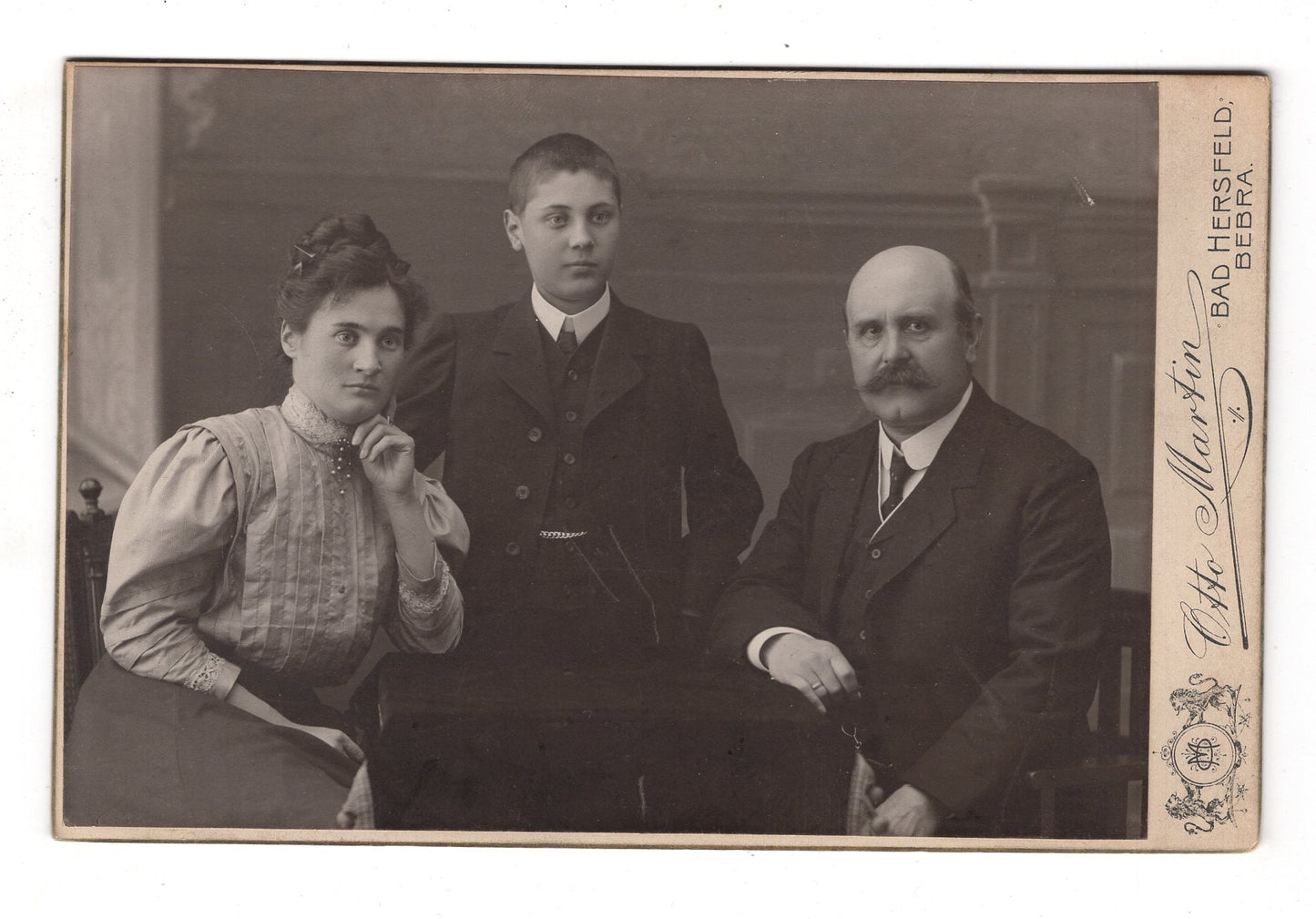 Fotografie Schönes Familienbild - Bad Hersfeld / Bebra 1900er / CAB U-19
