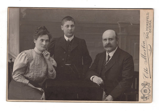 Fotografie Schönes Familienbild - Bad Hersfeld / Bebra 1900er / CAB U-19