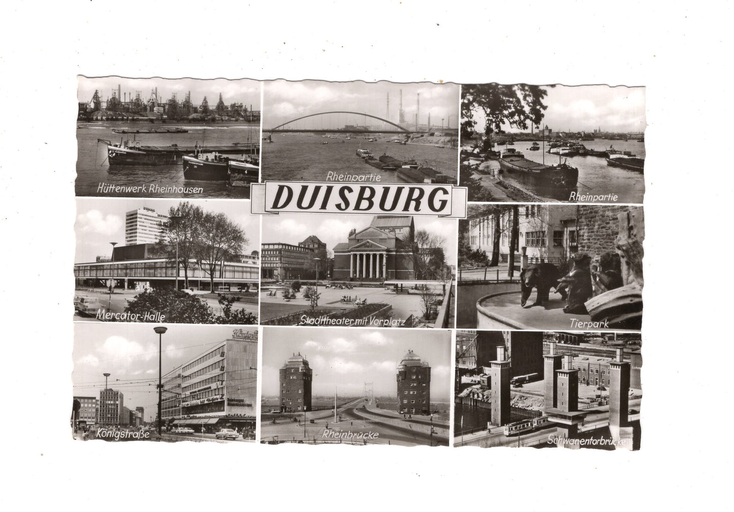 Ansichtskarte Duisburg / Hüttenwerk Rheinhausen +++ / M1-63