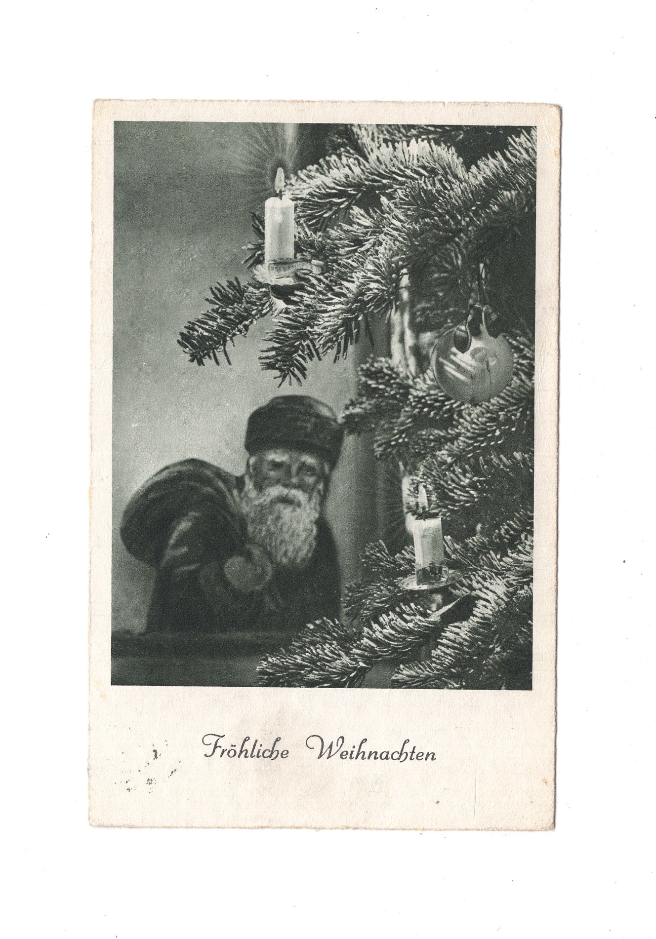 Ansichtskarte / Feldpost Frohe Weihnachten - Freiberg 1940