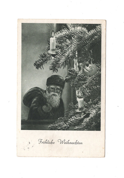 Ansichtskarte / Feldpost Frohe Weihnachten - Freiberg 1940