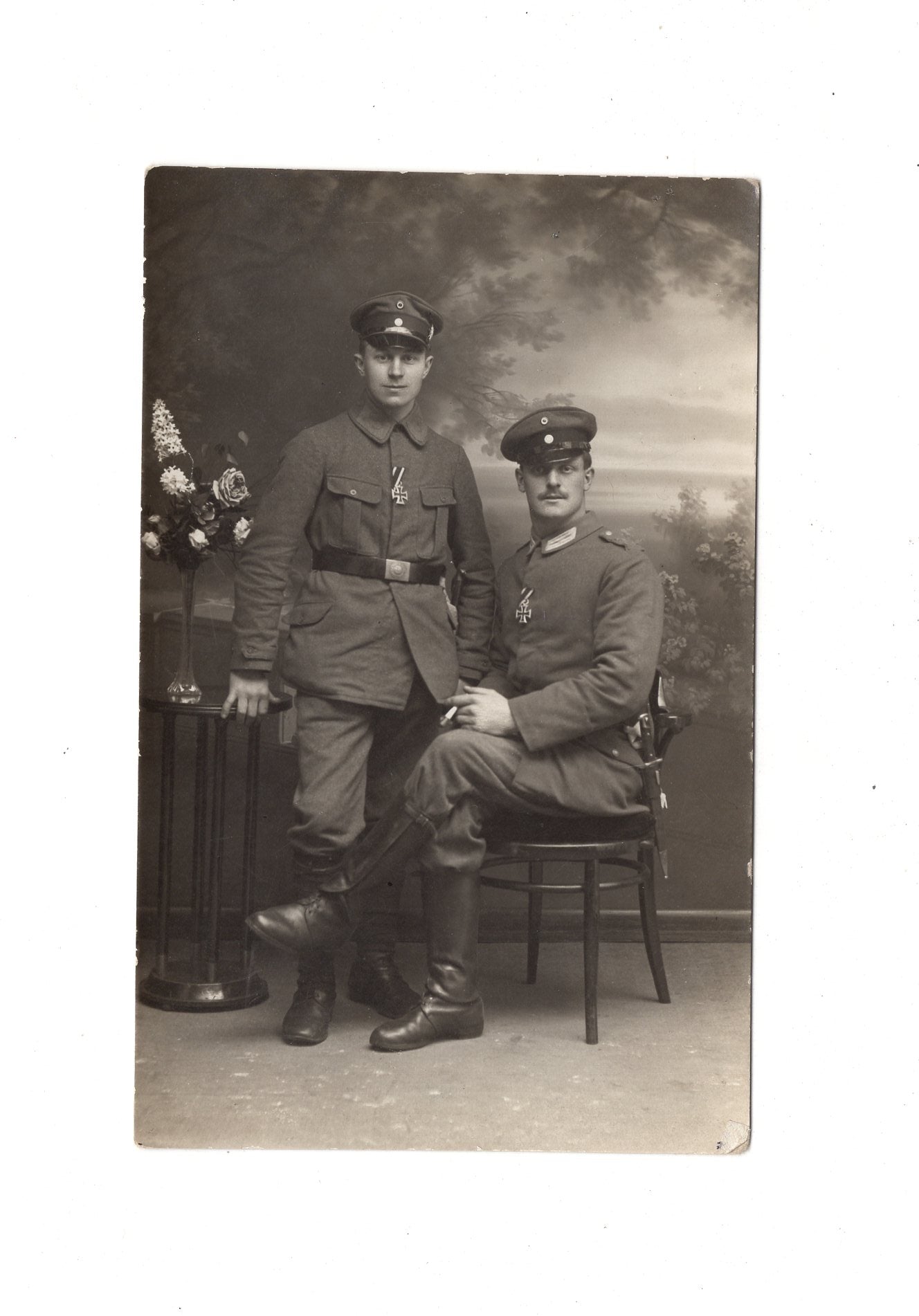 Ansichtskarte Soldaten / Soldatenportrait mit Orden - Bamberg