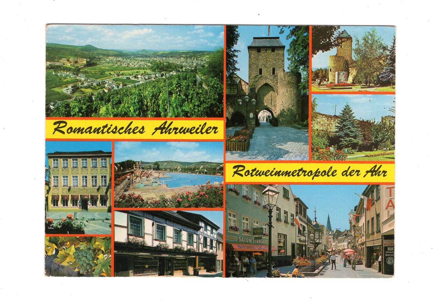 Ansichtskarte Ahrweiler - Rotweinmetropole der Ahr