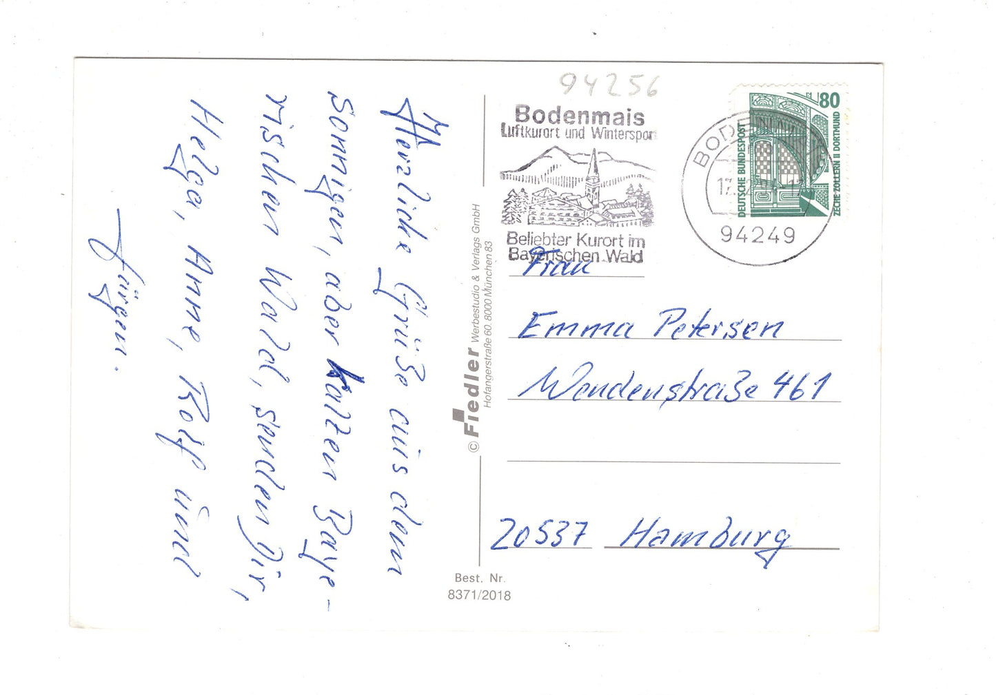 Ansichtskarte Langlaufzentrum Frath / Drachselsried / Bayerischer Wald / I1-51