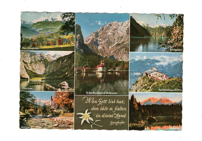 Ansichtskarte Berchtesgadener Land