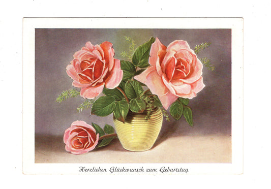 Ansichtskarte Glückwünsche / Glückwunsch zum Geburtstag / L1-56