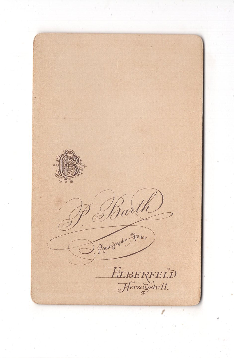 Fotografie Feiner Junge - Elberfeld 1890er / CDV M1-26