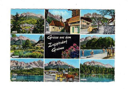 Ansichtskarte Zugspitzdorf Grainau / I1-51