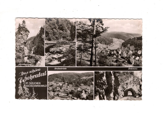 Ansichtskarte Wehratal im südlichen Hochschwarzwald / K1-57