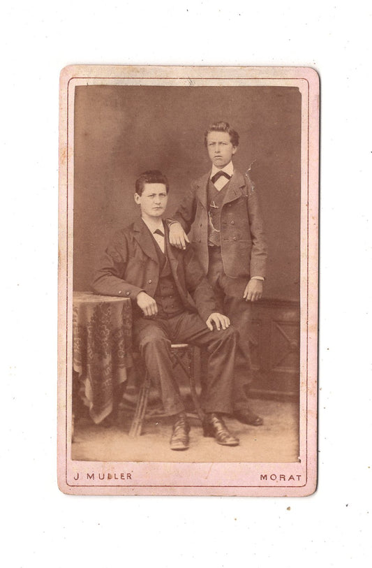 Fotografie Feine Jungen - Morat / Schweiz 1870er