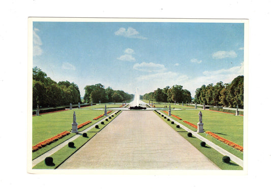 Ansichtskarte Schloss Nymphenburg / Gartenparterre