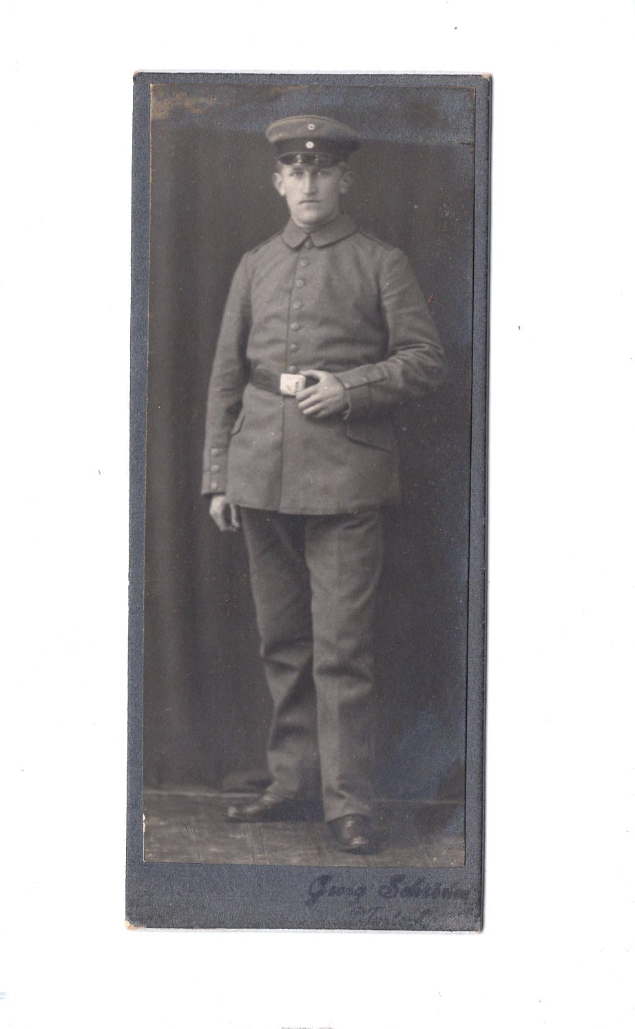 Fotografie Soldat / Soldatenportrait - unbekannter Ort 1910er