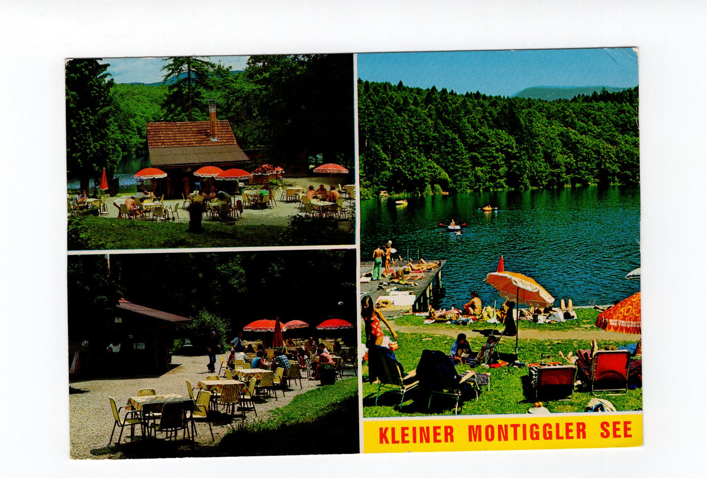 Ansichtskarte Kleiner Montiggler See / Südtirol / Italien