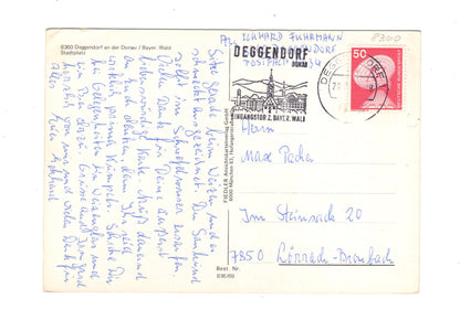 Ansichtskarte Deggendorf an der Donau / Stadtplatz / Bayerischer Wald