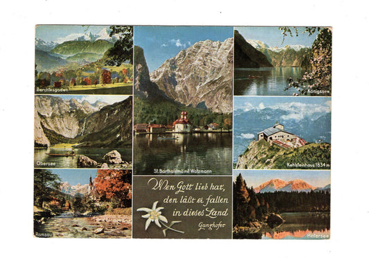 Ansichtskarte Berchtesgadener Land