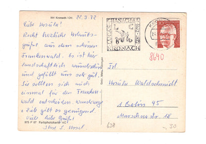 Ansichtskarte Kronach / Oberfranken