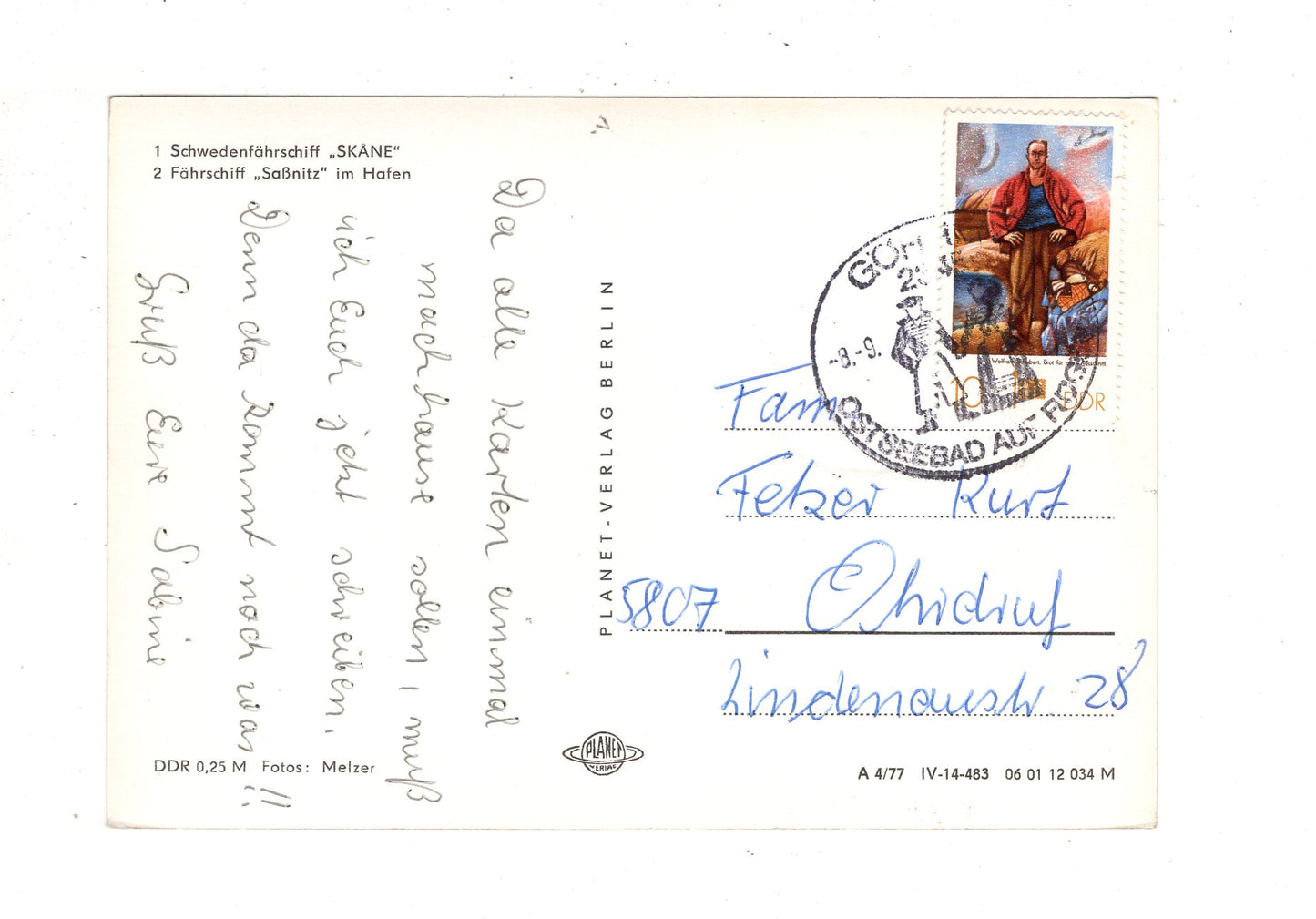 Ansichtskarte Insel Rügen / Sassnitz / J1-65