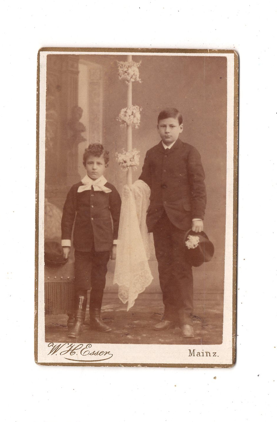 Fotografie Feine Jungen - Mainz 1880er