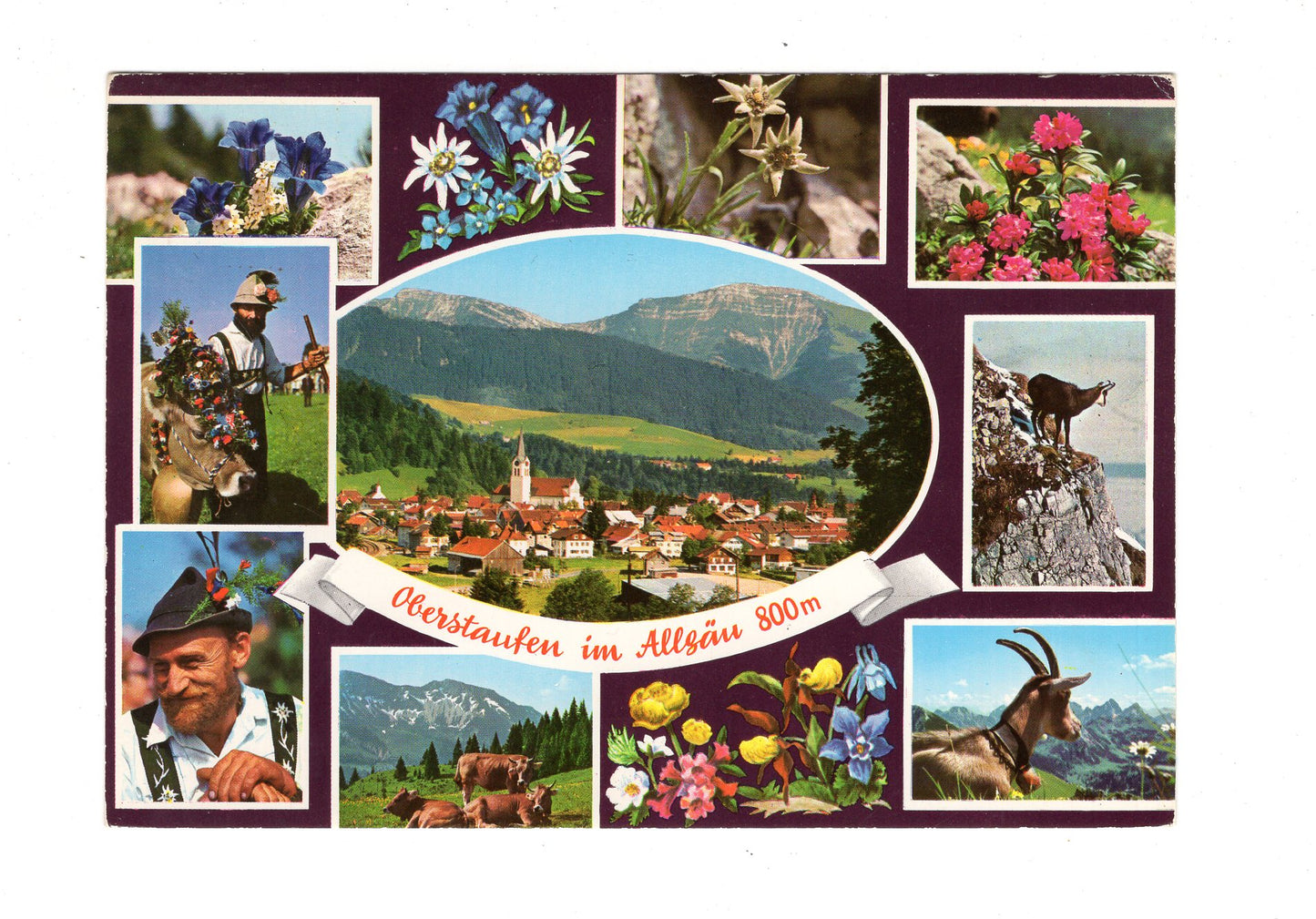 Ansichtskarte Oberstaufen im Allgäu / H1-55