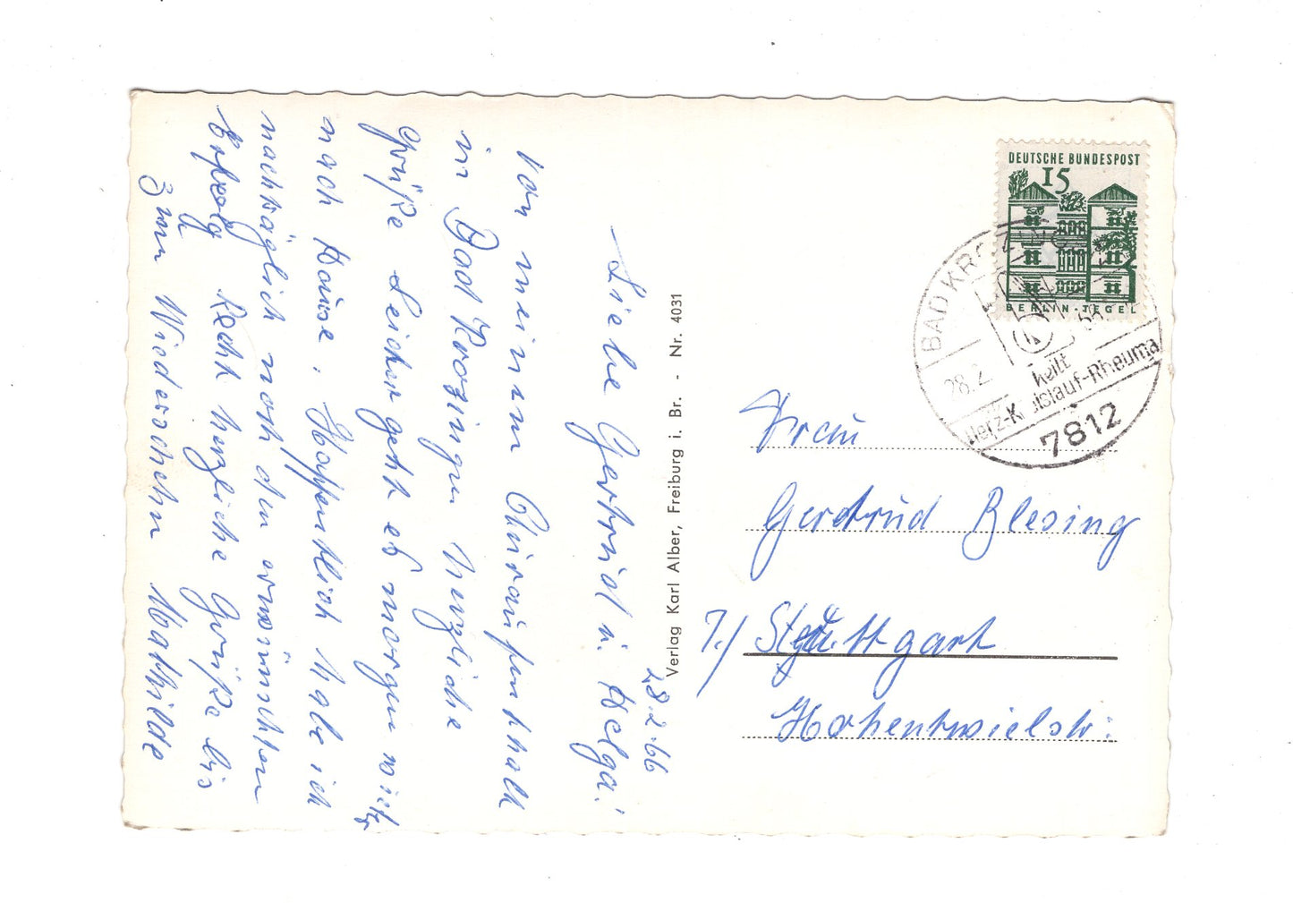 Ansichtskarte Bad Krozingen / Kurhaus / Bewegungsbad +++