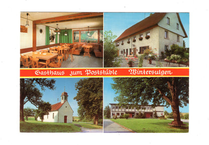 Ansichtskarte Gasthaus zum Poststüble / Wintersulgen