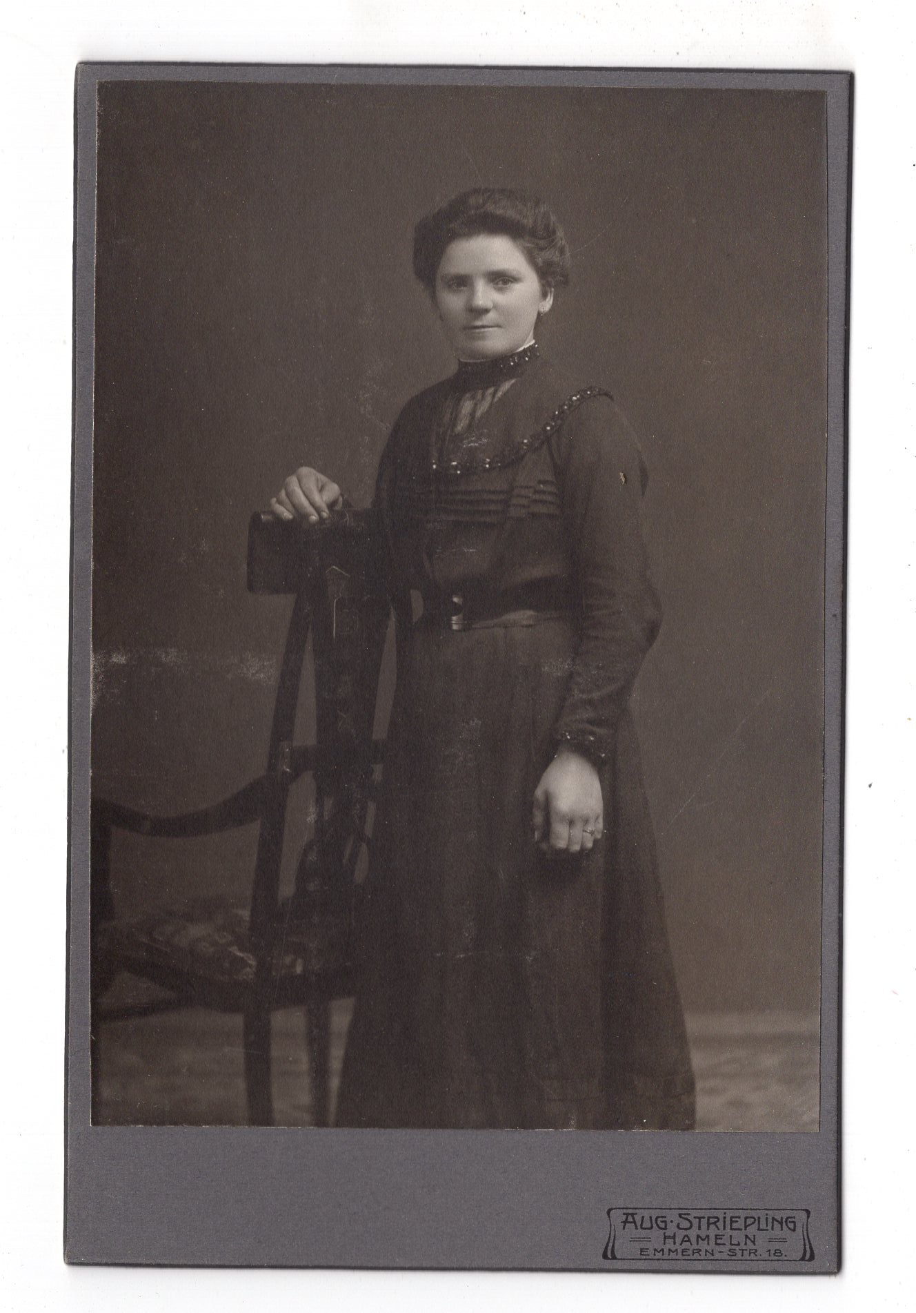 Fotografie Feine Dame - Hameln 1900er / CAB W-22