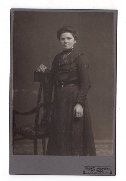 Fotografie Feine Dame - Hameln 1900er / CAB W-22