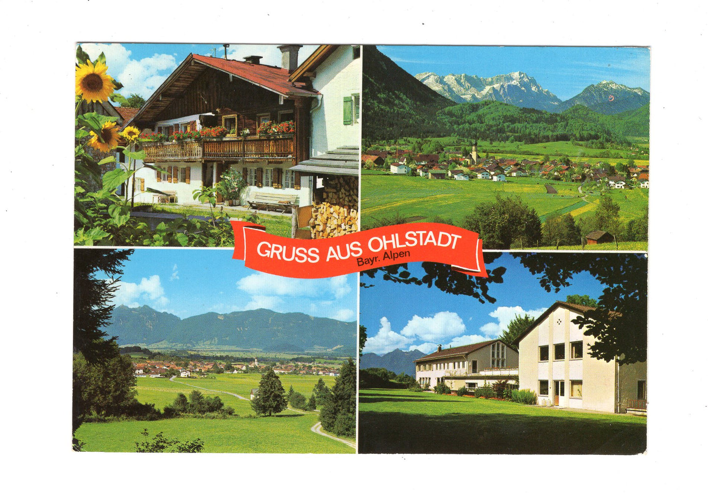 Ansichtskarte Ohlstadt / Bayerische Alpen